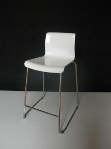 Židle barová bílá